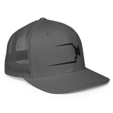 Closed-back trucker cap