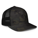 Closed-back trucker cap