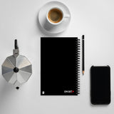 Sensor and Film Sizes Cover Notebook