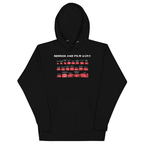 Sensor and Film Size Hoodie