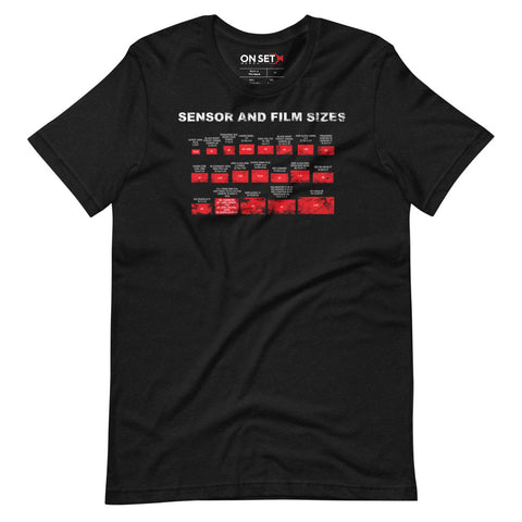 Sensor and Film Size T-Shirt